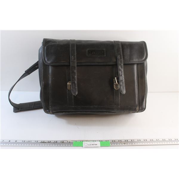 Targus Faux Leather Laptop Shoulder Bag - Worn