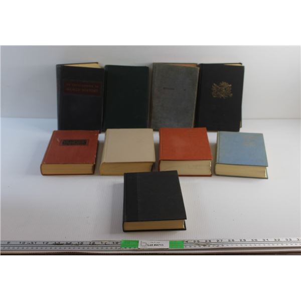 (9) Books - The Columbia Viking Desk Encyclopedia, World History and Little Sins