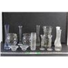 Image 1 : Glass Flower Vases and Candle Holders