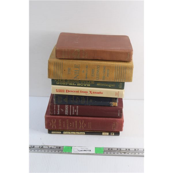 (8) Books - The Nile, The Good Time Gospel Boys and Europe Since Napoleon