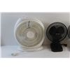 Image 3 : (2) Garrison Desk Fans and Floor Fan - Tested