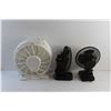 Image 4 : (2) Garrison Desk Fans and Floor Fan - Tested