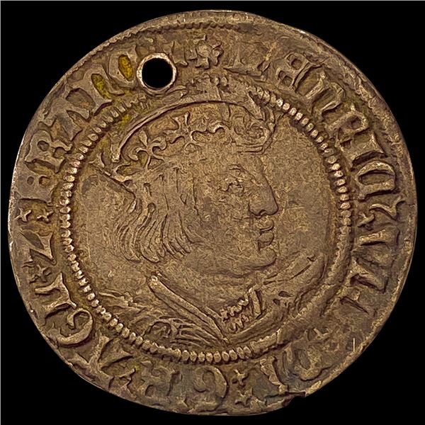 1509-1547 England Shilling NICELY CIRCULATED