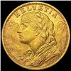 Image 1 : 1927-B Swiss Gold 20 Francs 0.1867oz GEM BU