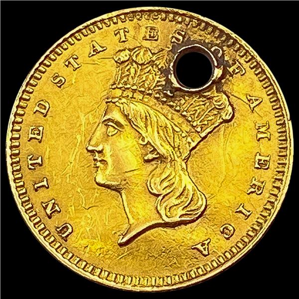 1861 Rare Gold Dollar HIGH GRADE