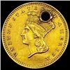 Image 1 : 1861 Rare Gold Dollar HIGH GRADE