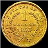 Image 2 : 1853 Rare Gold Dollar CLOSELY UNCIRCULATED