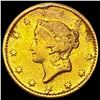Image 1 : 1852 Rare Gold Dollar NEARLY UNCIRCULATED