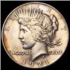 Image 1 : 1921 Silver Peace Dollar CLOSELY UNCIRCULATED