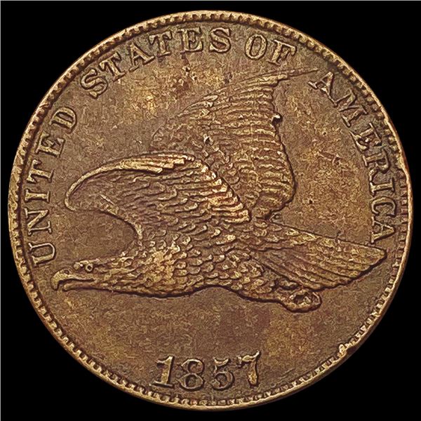 1857 Flying Eagle Cent CLOSELY UNCIRCULATED