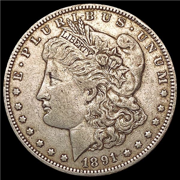 1891-O Morgan Silver Dollar NEARLY UNCIRCULATED