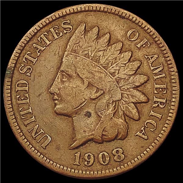 1908-S Indian Head Cent NICELY CIRCULATED