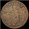 Image 1 : 1663 St Patrick Cent w/ Brass Plug NICELY CIRCULATED