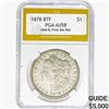 Image 1 : 1878 8TF Morgan Silver Dollar PGA AU58 VAM-9, FDP