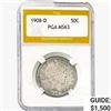 Image 1 : 1908-D Barber Half Dollar PGA MS63