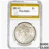 Image 1 : 1883-CC Morgan Silver Dollar PGA MS66+