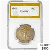 Image 1 : 1942 Walking Liberty Half Dollar PGA PR63