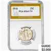 Image 1 : 1918 Standing Liberty Quarter PGA MS64 FH