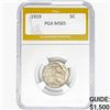 Image 1 : 1919 Buffalo Nickel PGA MS65