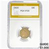 Image 1 : 1820 Capped Bust Dime PGA VF20