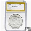 Image 1 : 1935 Silver Peace Dollar PGA MS63