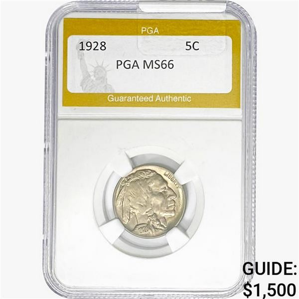 1928 Buffalo Nickel PGA MS66
