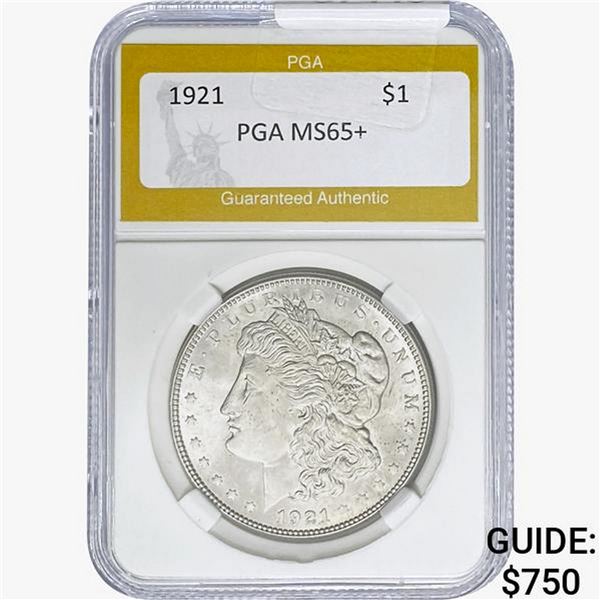 1921 Morgan Silver Dollar PGA MS65+