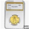 Image 1 : 1992 1/2oz $25 AGE PGA MS70