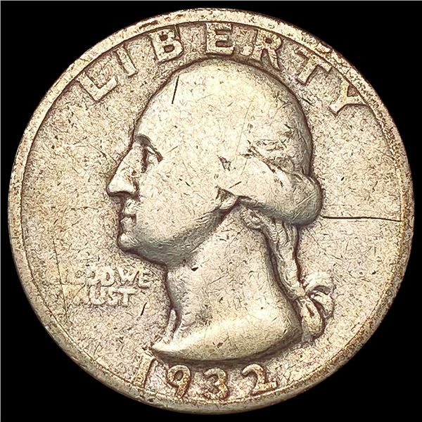 1932-S Washington Silver Quarter LIGHTLY CIRCULATED