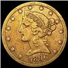 Image 1 : 1896-S $5 Gold Half Eagle LIGHTLY CIRCULATED