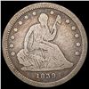 Image 1 : 1839 Seated Liberty Quarter NICELY CIRCULATED