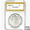 Image 1 : 1884-CC Morgan Silver Dollar PGA MS64+