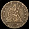 Image 1 : 1877 Seated Liberty Quarter LIGHTLY CIRCULATED