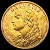 1927 Swiss 20 Francs .1867oz AGW GEM BU