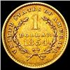 Image 2 : 1854 TYPE 1 Rare Gold Dollar UNCIRCULATED