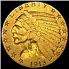 Image 1 : 1913 $5 Gold Half Eagle CLOSELY UNCIRCULATED