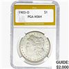 Image 1 : 1903-O Morgan Silver Dollar PGA MS64