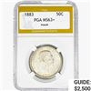 Image 1 : 1883 Kingdom of Hawaii Half Dollar PGA MS63+