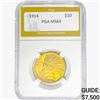 Image 1 : 1914 $10 Gold Eagle PGA MS64