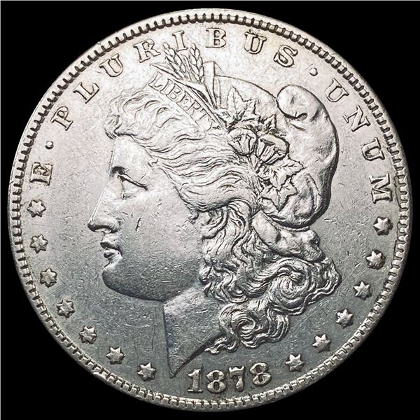 1878 Morgan Silver Dollar CLOSELY UNCIRCULATED