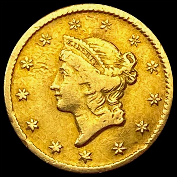 1849 Rare Gold Dollar CLOSELY UNCIRCULATED