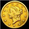 Image 1 : 1849 Rare Gold Dollar CLOSELY UNCIRCULATED