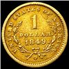 Image 2 : 1849 Rare Gold Dollar CLOSELY UNCIRCULATED