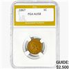 Image 1 : 1867/7 Indian Head Cent PGA AU58