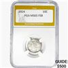 Image 1 : 1924 Mercury Silver Dime PGA MS65