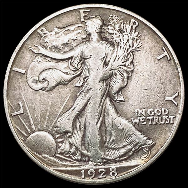 1928-S Walking Liberty Half Dollar CLOSELY UNCIRCULATED