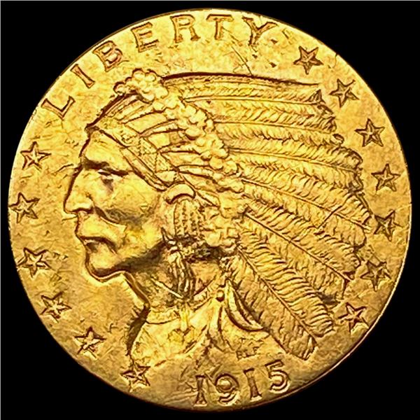 1915 $2.50 Gold Quarter Eagle UNCIRCULATED
