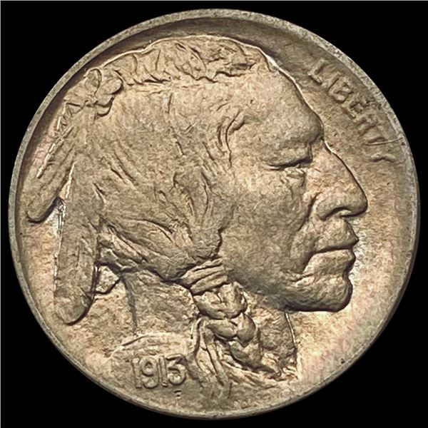 1913-D TY1 Buffalo Nickel GEM BU