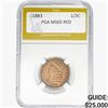 Image 1 : 1833 Classic Head Half Cent PGA MS65 RED