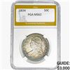 1834 Capped Bust Half Dollar PGA MS62